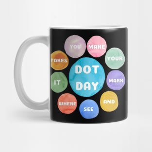 Make your mark and see where it takes you dot day Mug